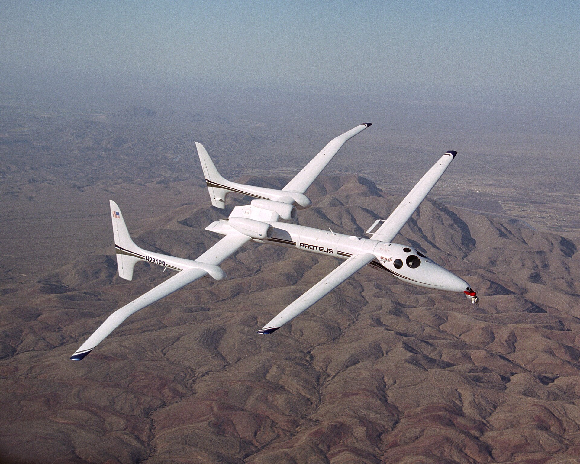 N281PR — Twin-engine aircraft