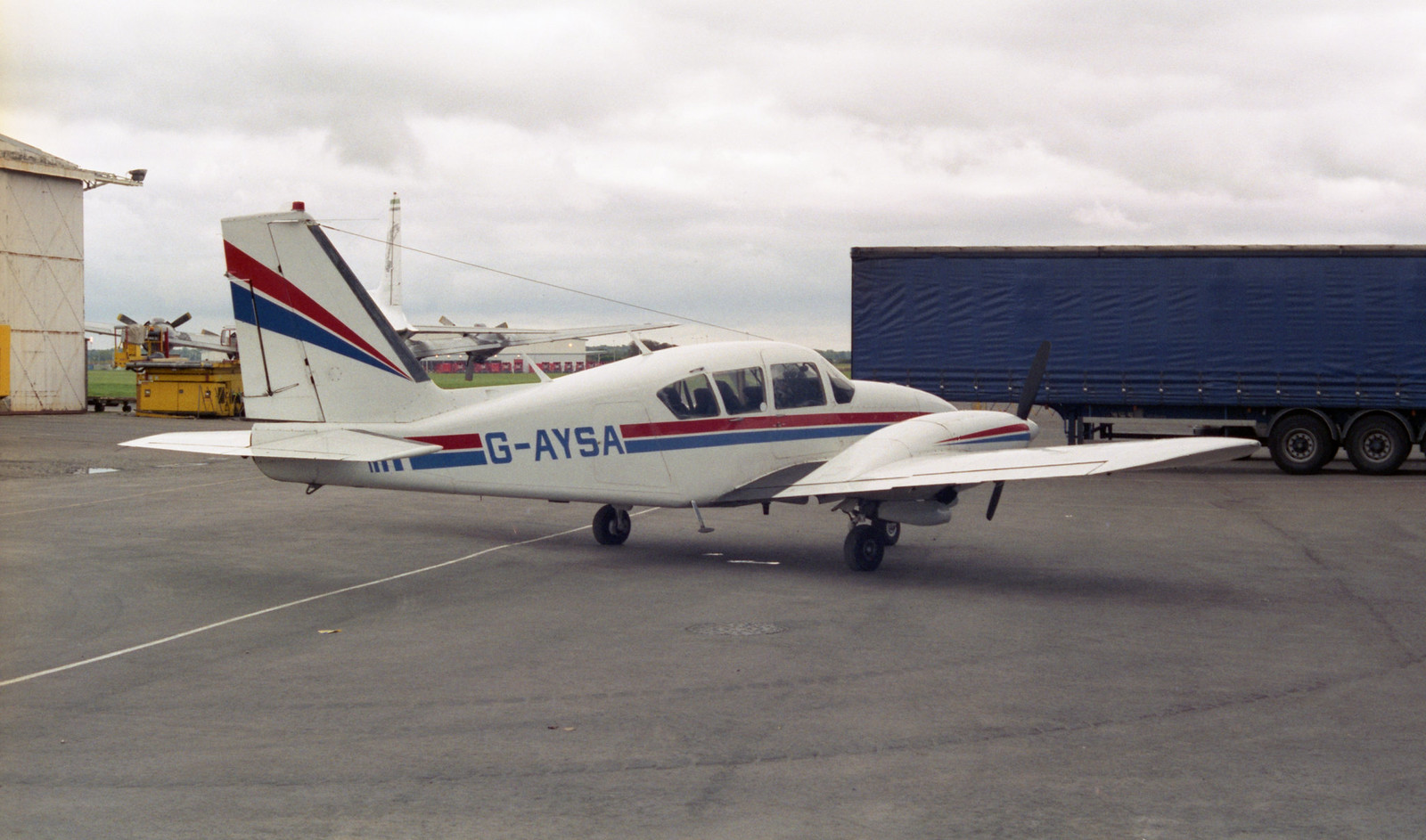 G-AYSA — Twin-engine aircraft