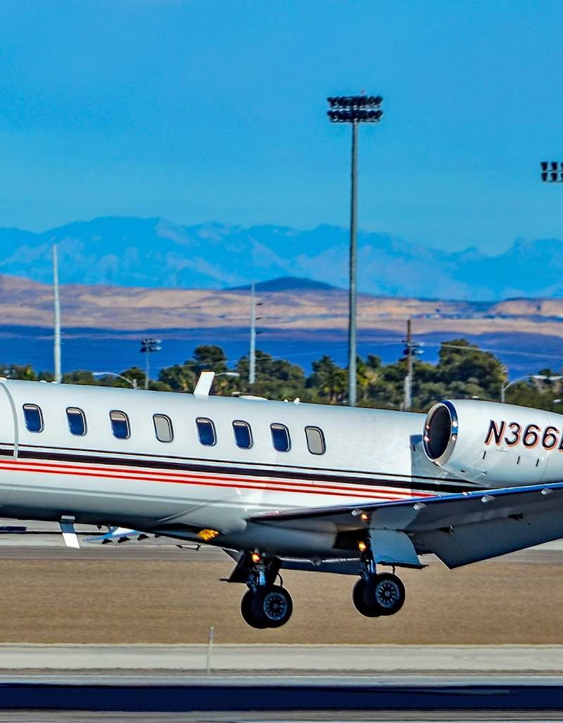 N366LV - Business jet