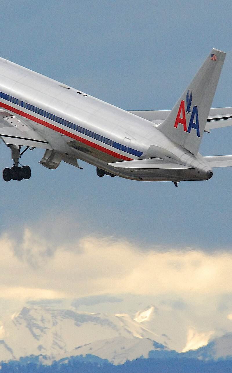 N389AA - Twin-engine aircraft
