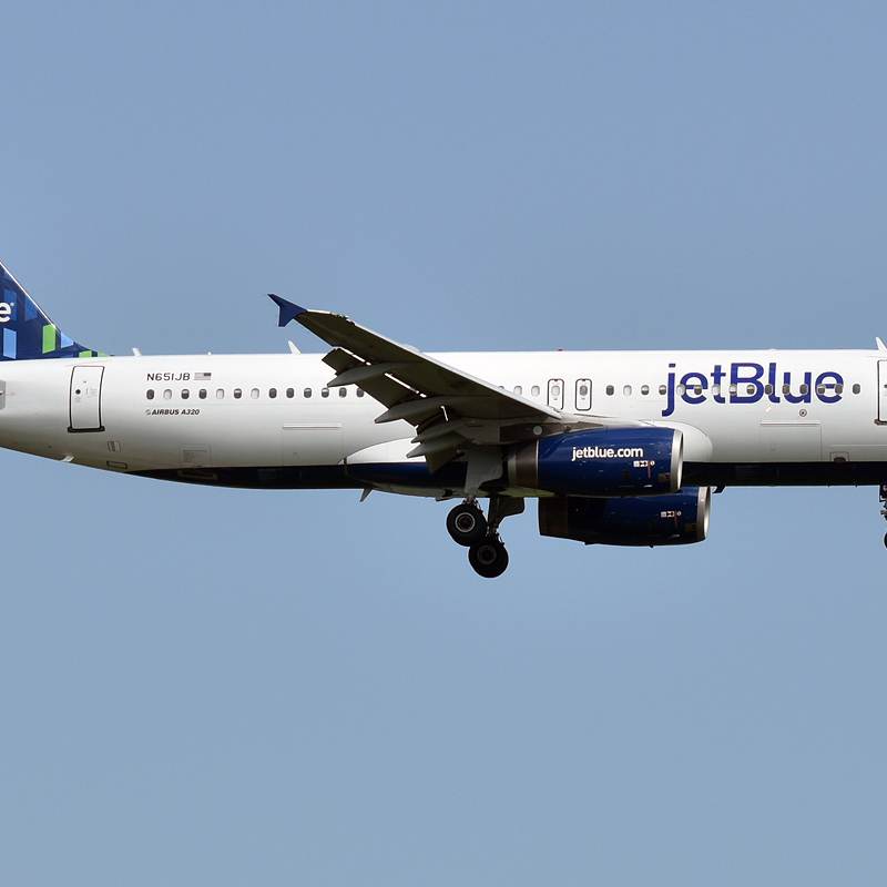 N651JB - Airbus