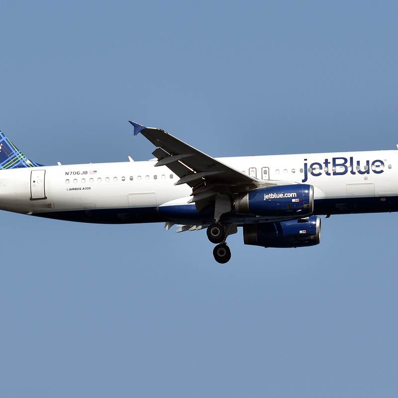 N706JB - Airbus