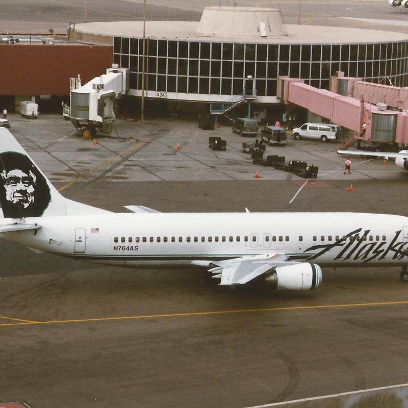 N764AS - Boeing