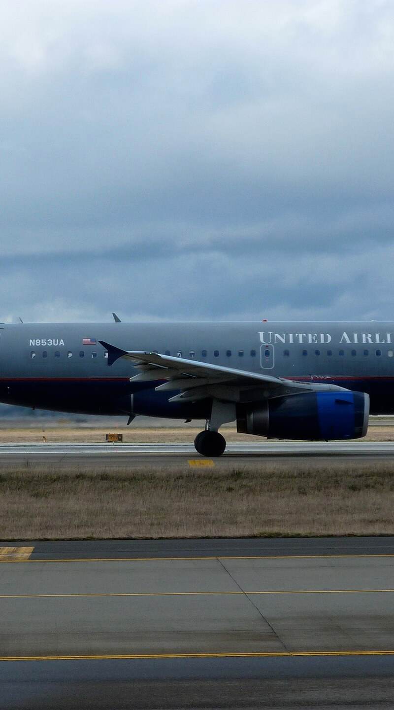 N853UA - Airbus