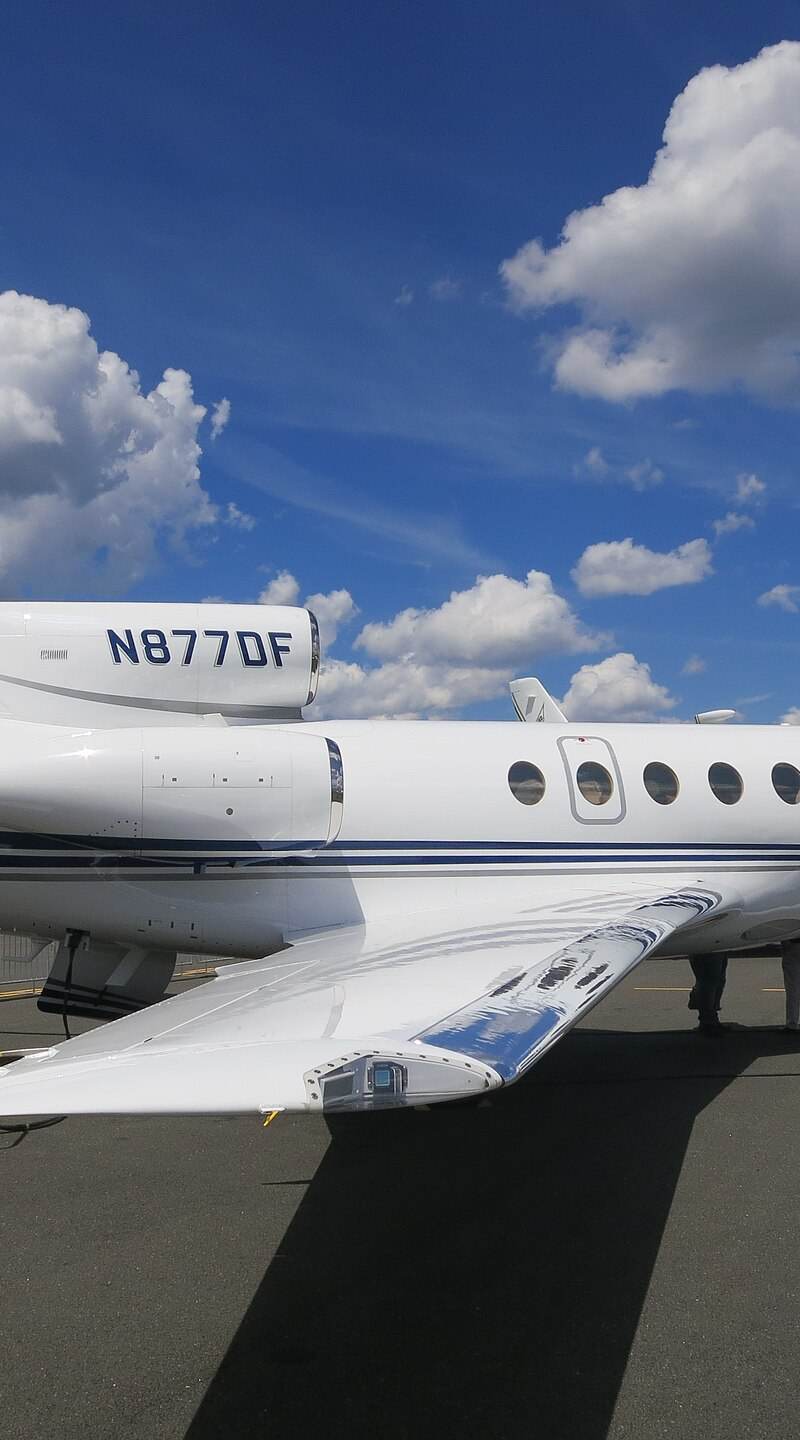 N877DF - Business jet