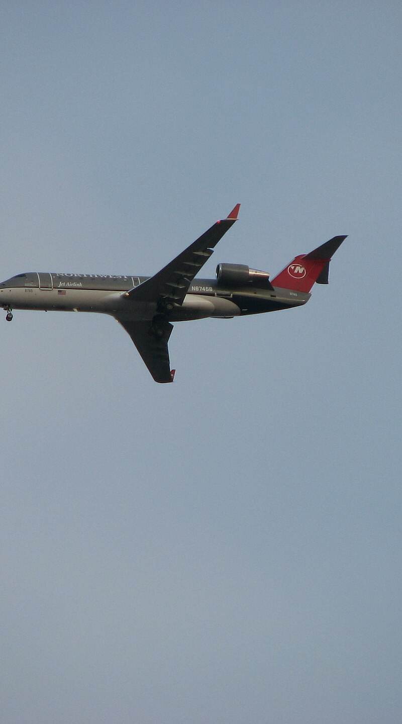 N8745B - Twin-engine aircraft